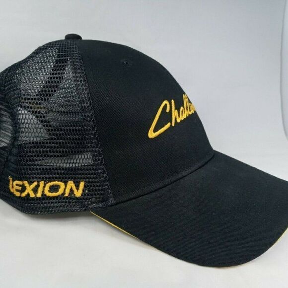 Trucker Cap Hat Industrial Challenger BLK/Yellow - Picture 11 of 12
